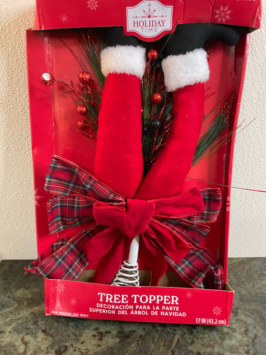 Holiday Time Christmas Tree Topper