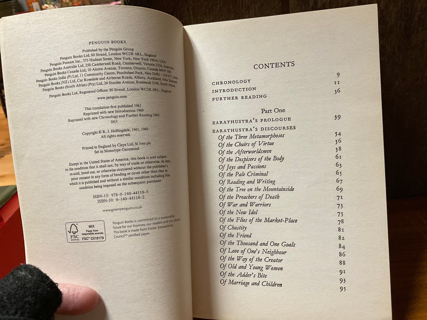Book Thus Spoke Zarathustra 2003