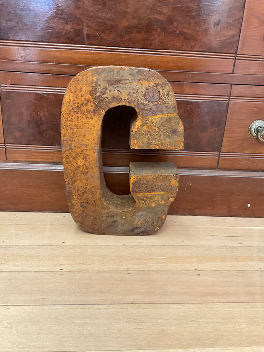 Large Rusty Letter