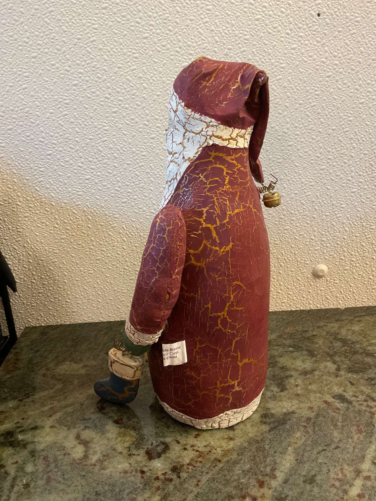 Enesco Aleta Breese Folk Art Santa Figurine