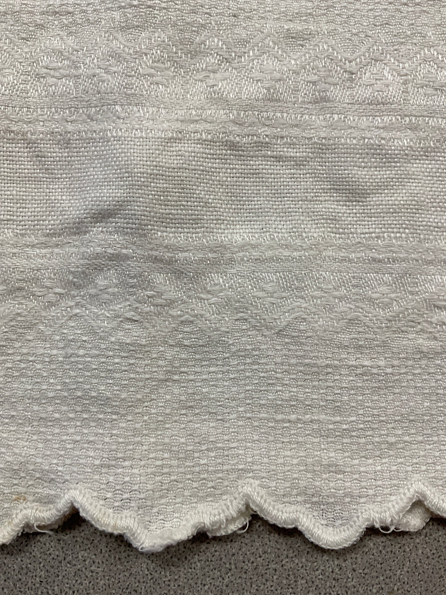 Vintage Linen Wide Table Runner