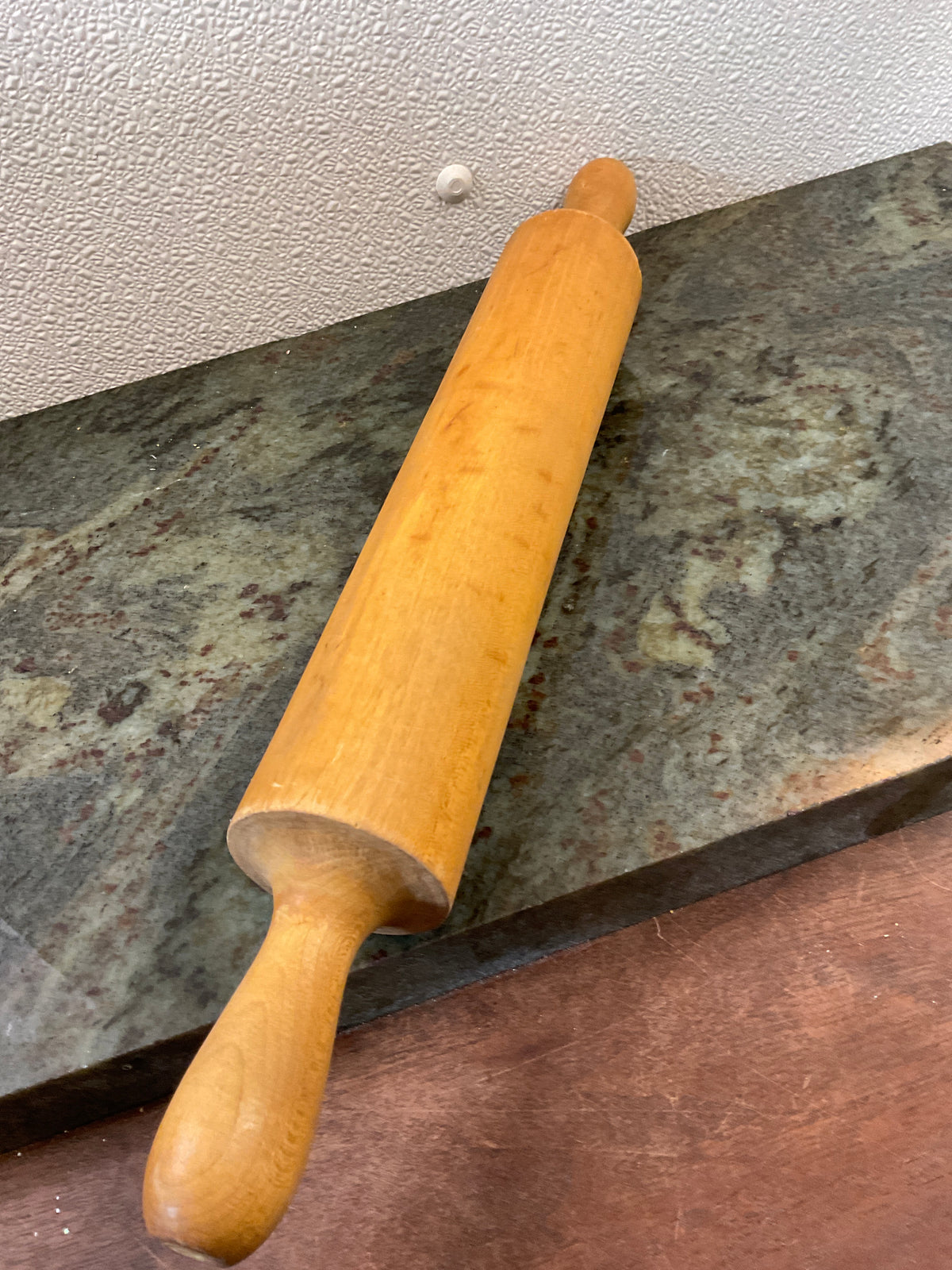 One Piece Turned Wooden Rolling Pin