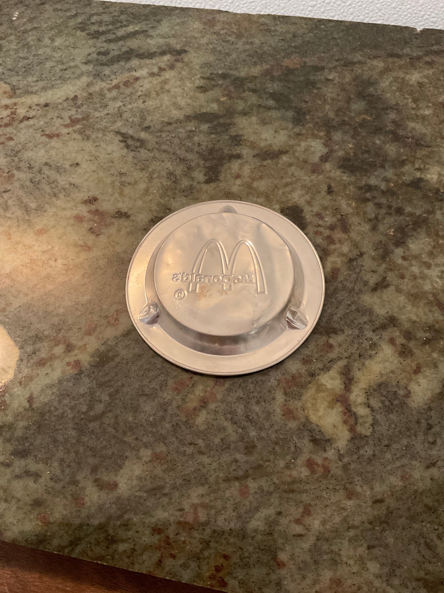 Vintage Aluminum McDonald’s Ash Tray