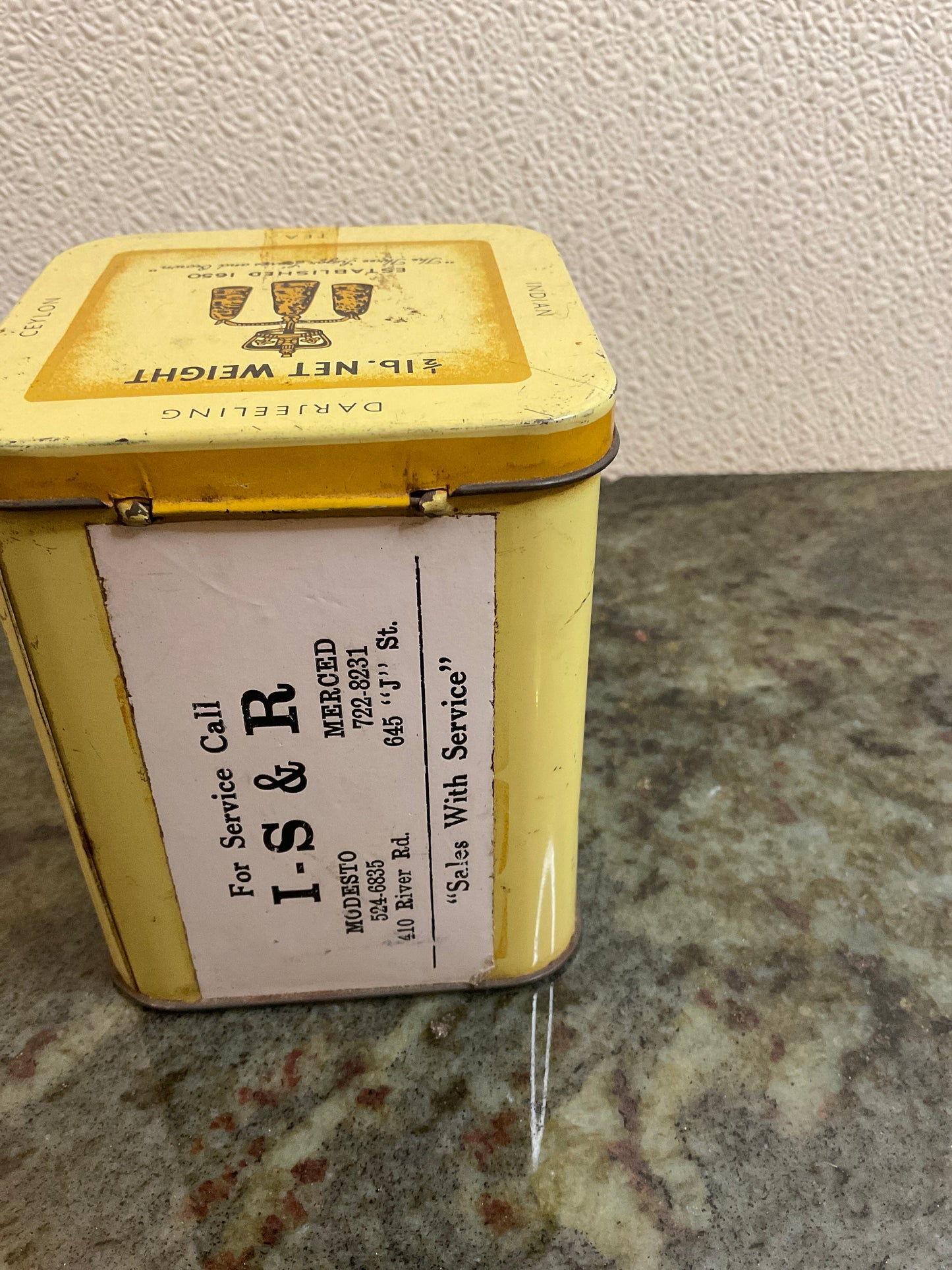 Boston Harbour Tea Tin