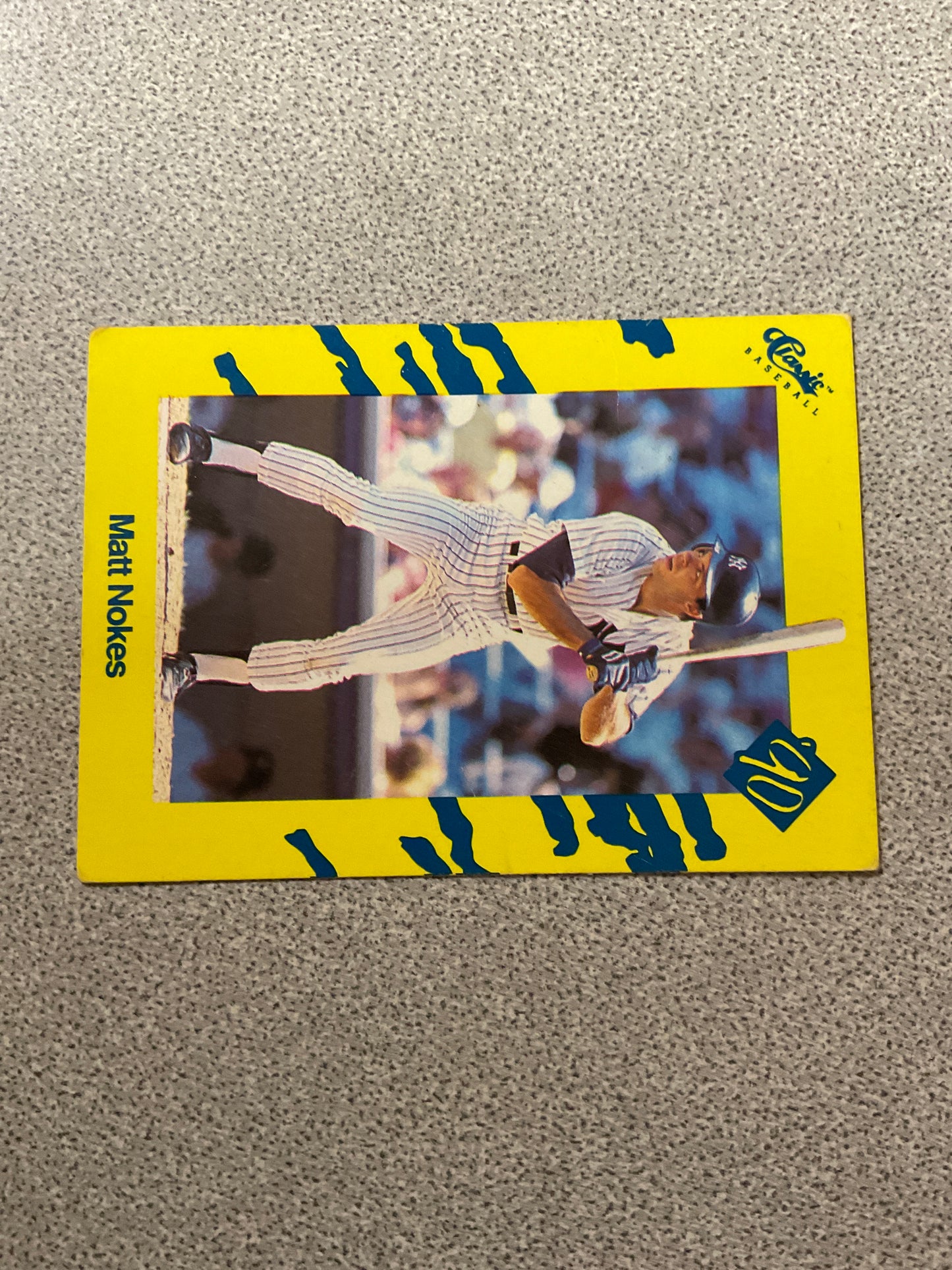 Baseball Card Matt Nokes