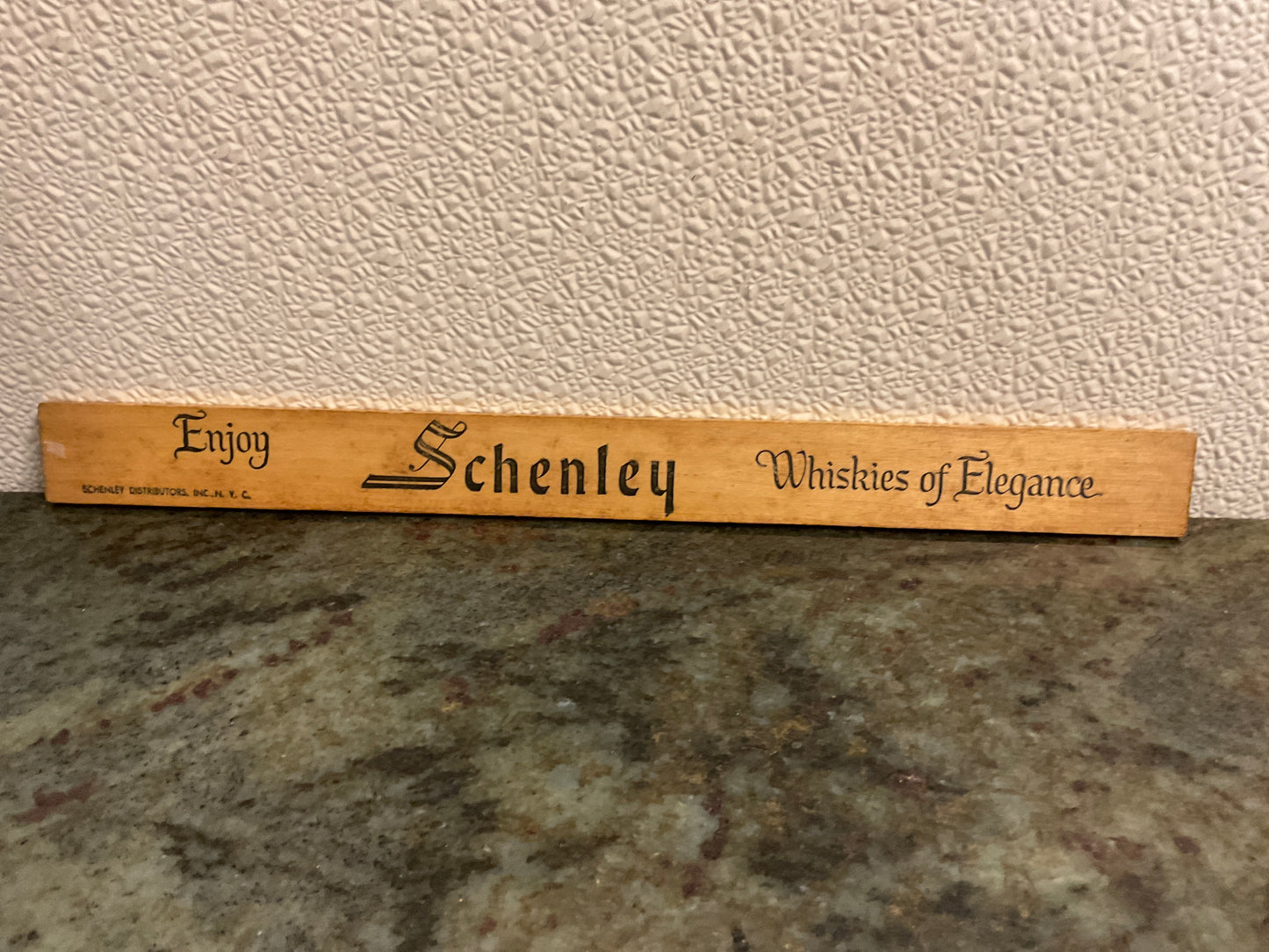 1955 ‘Schenley Whiskies of Elegance’ Ruler