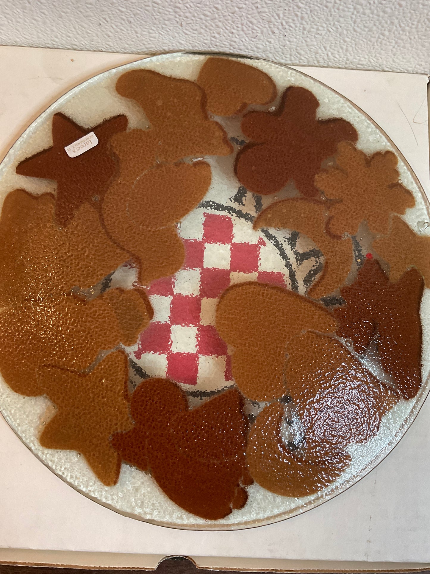Peggy Karr Art Glass Platter