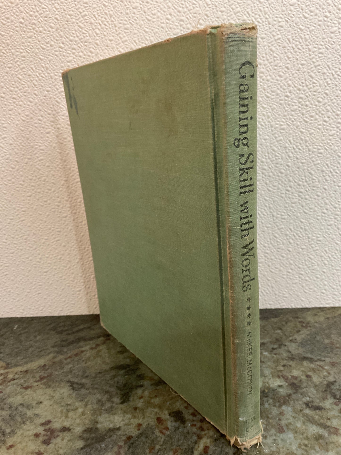 1942 Gaining Skill with Words Book