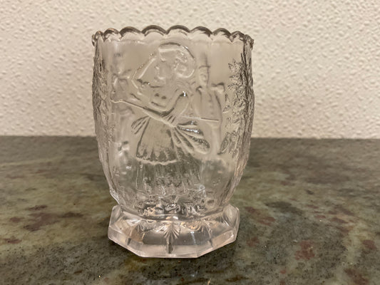 Nursery Rhyme Glass Child’s Spooner