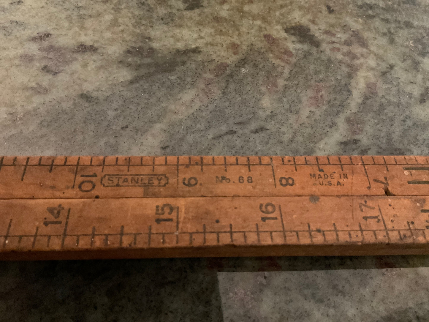 1900’s Stanley Boxwood 24” Folding Ruler