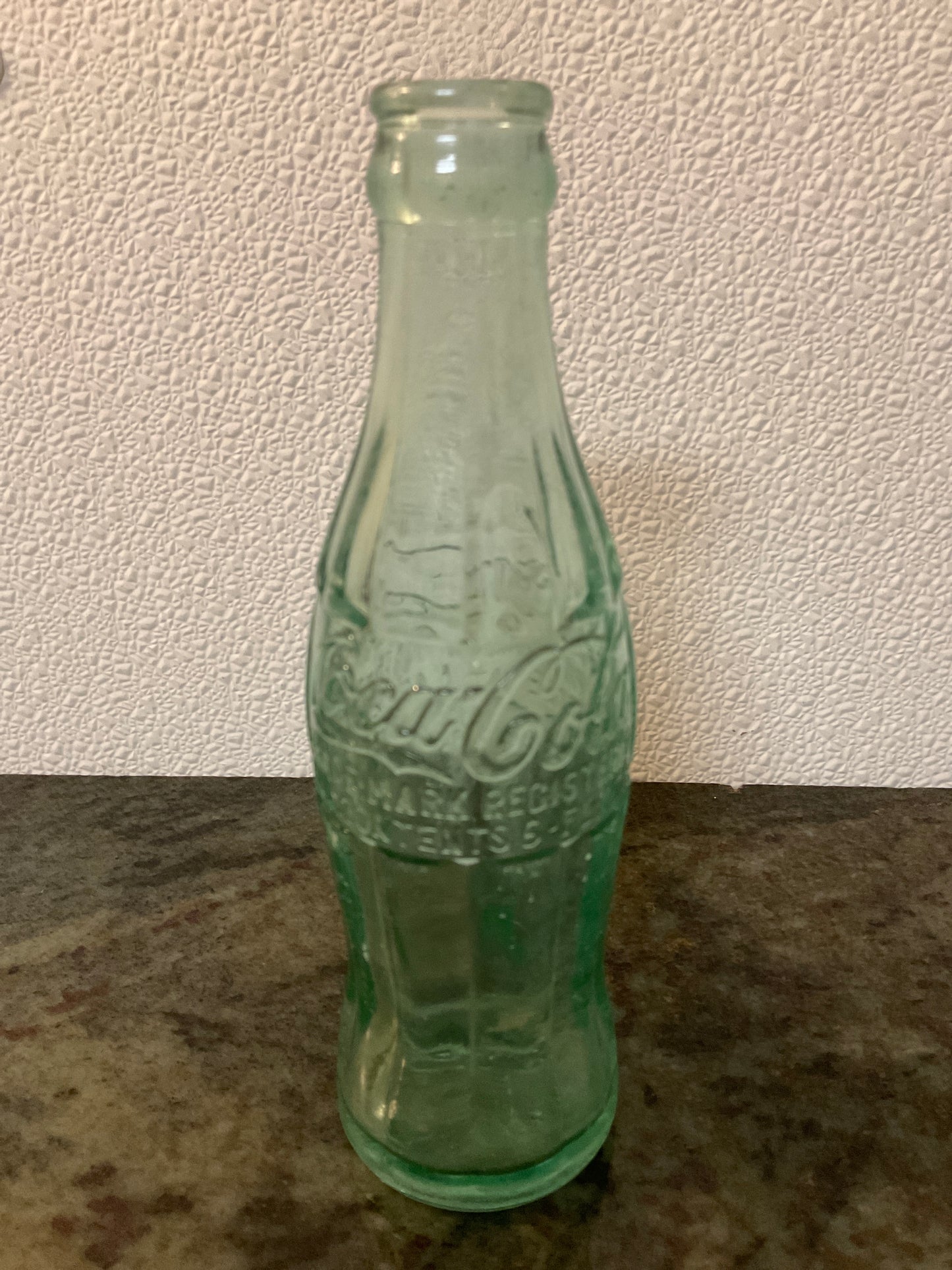 Embossed Cedar Rapids Iowa Coke Bottle