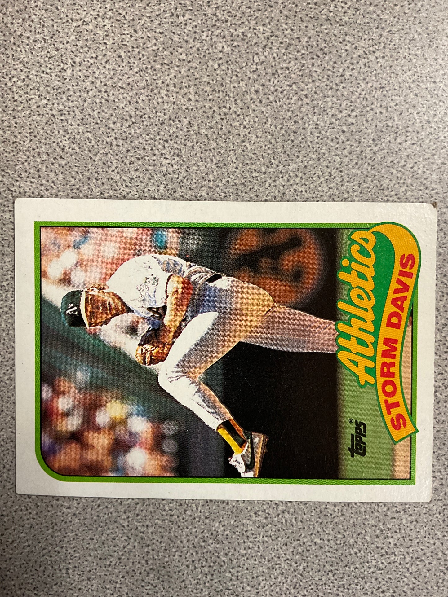 Baseball Card, Storm Davis