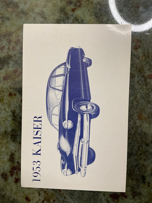 Vintage 1953 Advertising Post Card