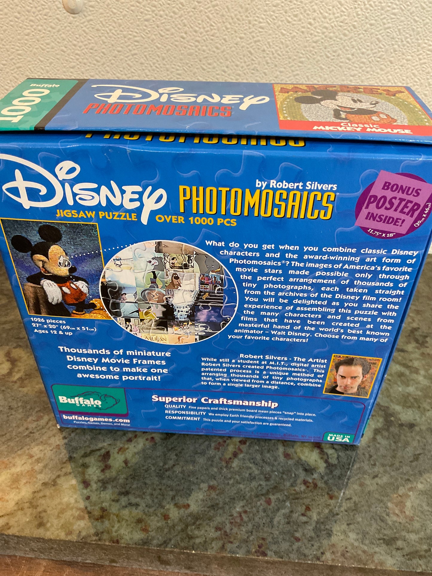 Disney Photomosaics Puzzle Mickey Mouse