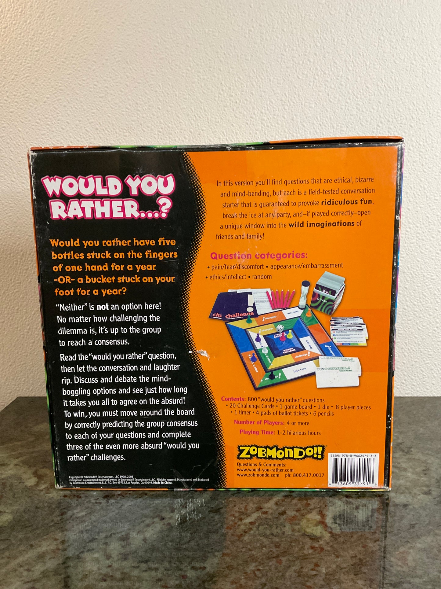 Game ‘Would You Rather….?’