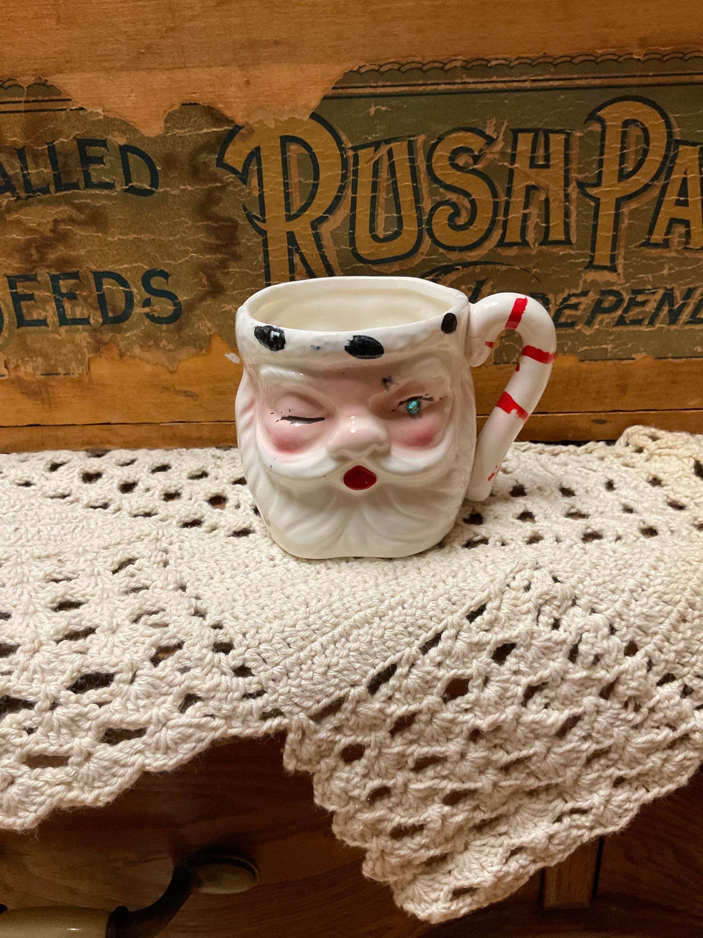 Vintage Santa Mug