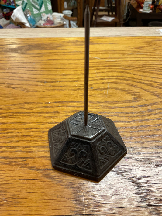 Cast Iron Receipt Spike
