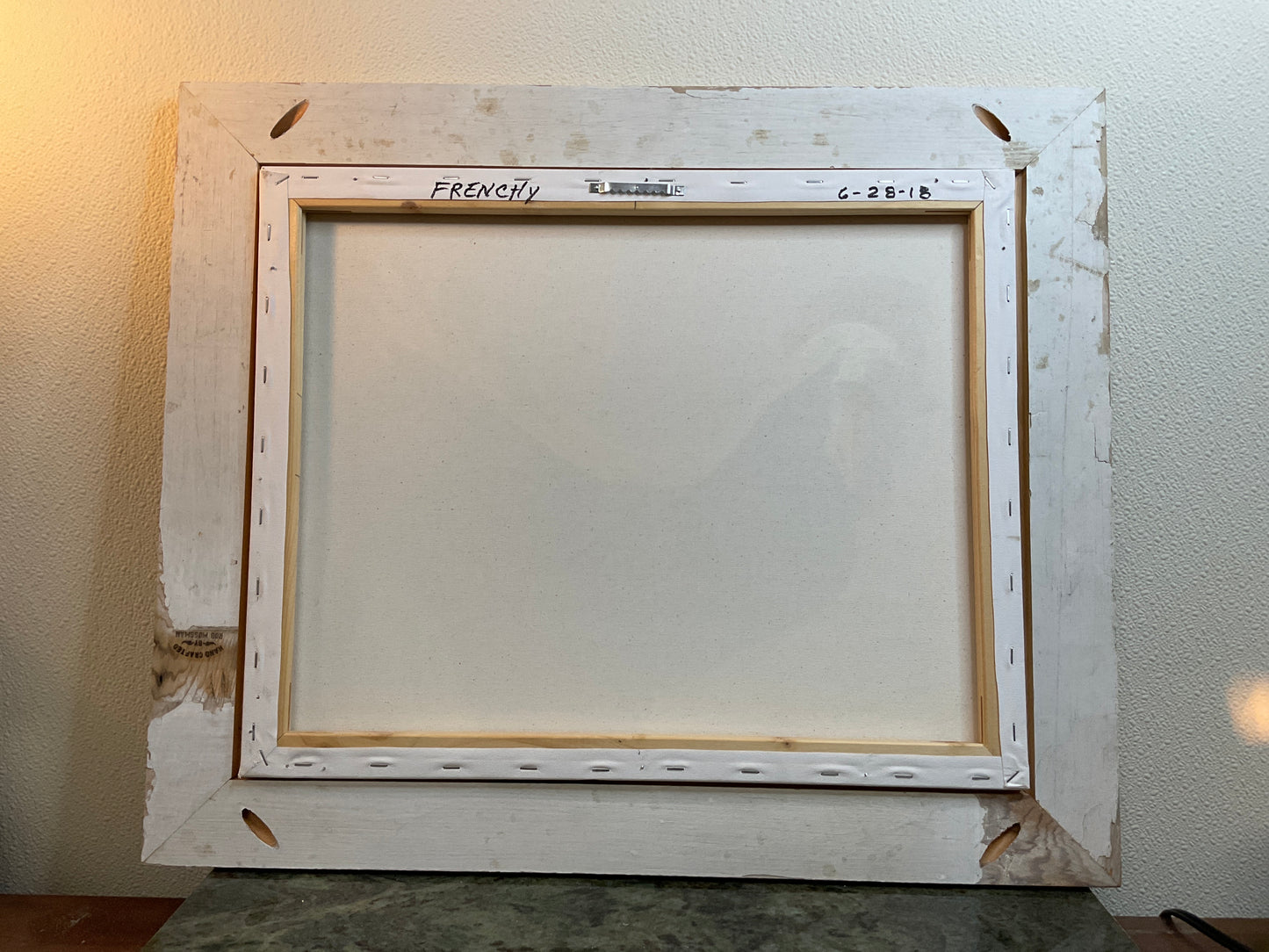 Frenchy on canvas