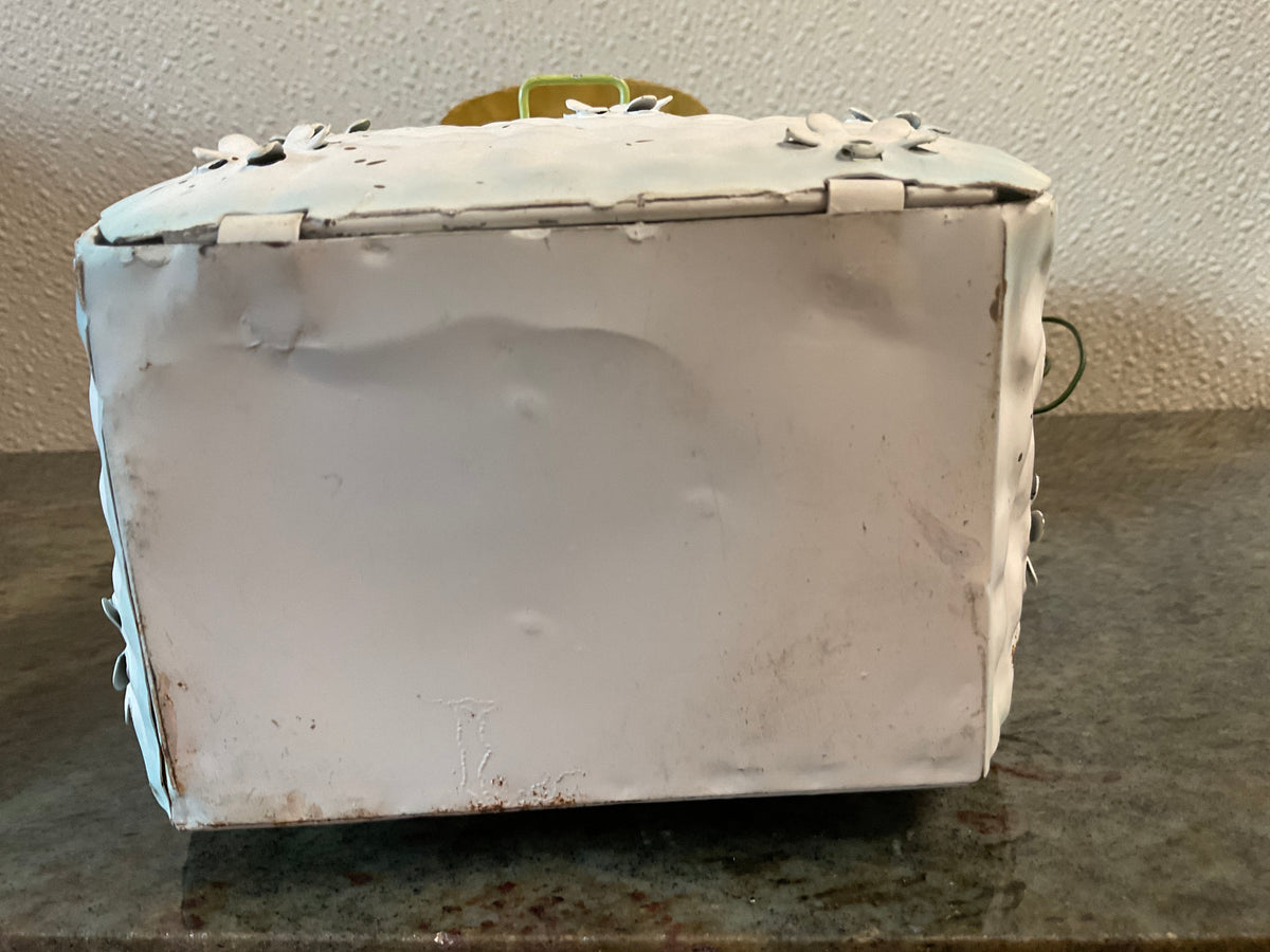 Tin Spring Bunny Tea Light Holder