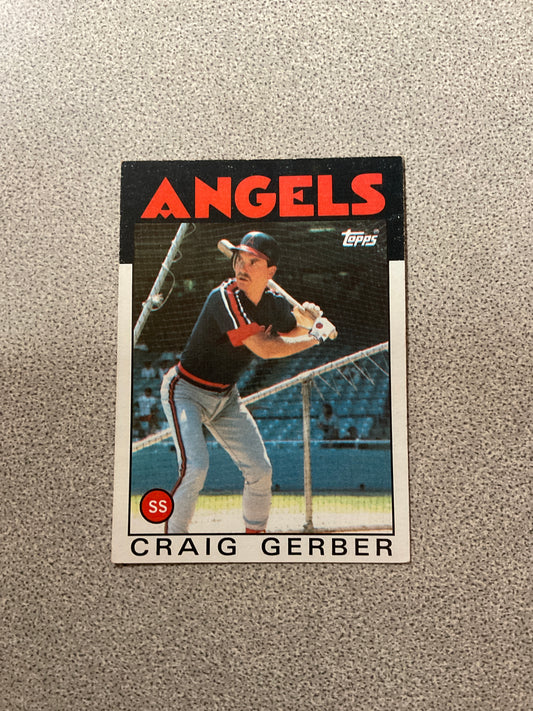 Baseball Card Craig Gerber