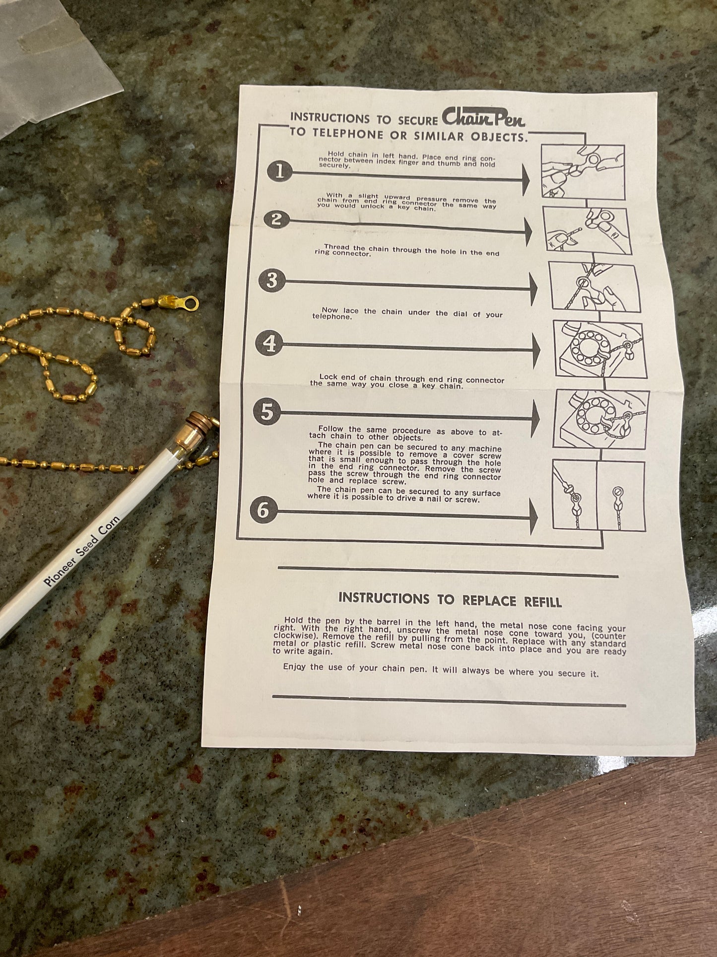 Dike IA Pioneer Seed Corn Chain Pen