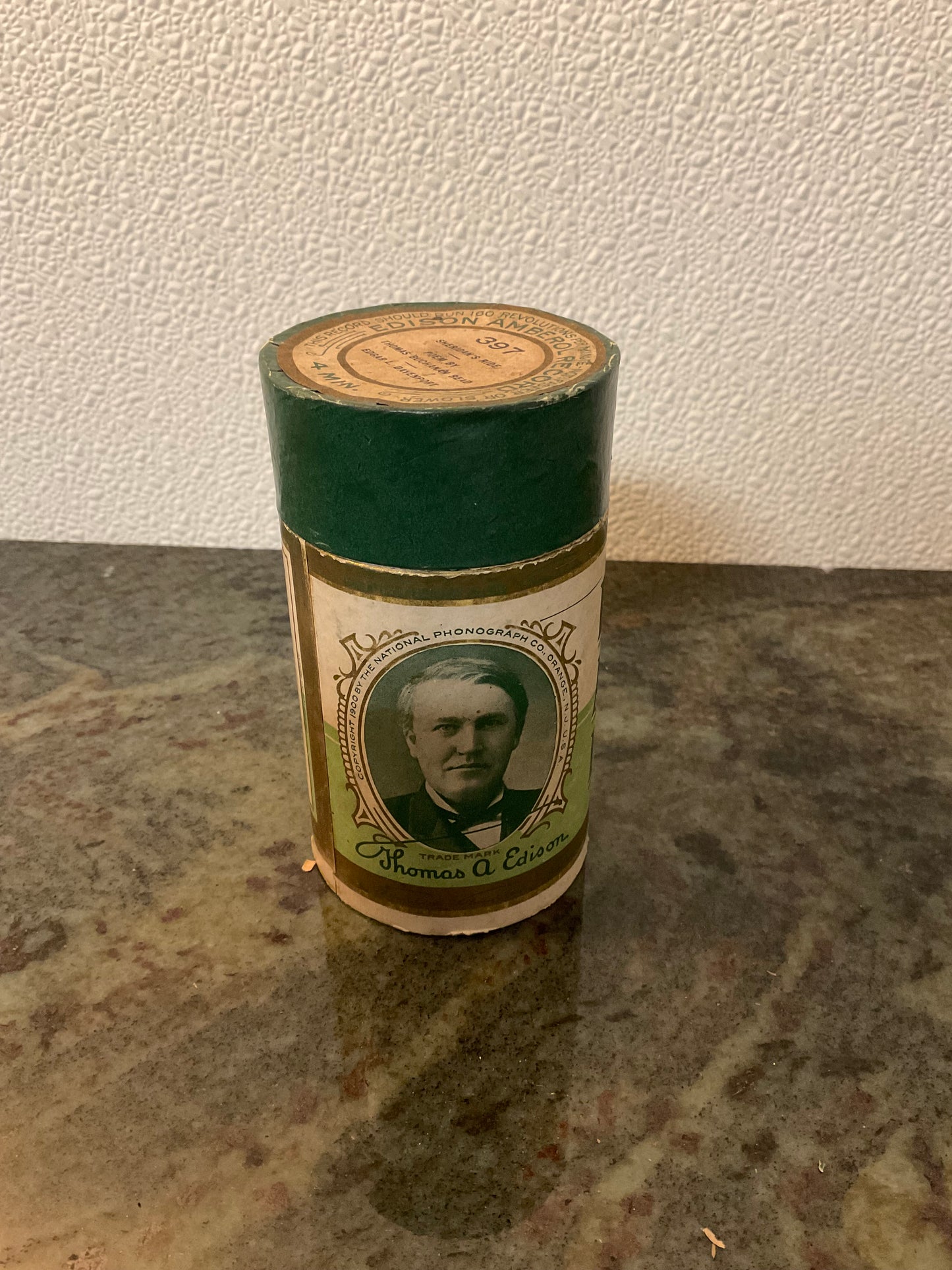 Edison Phonograph Cylinder