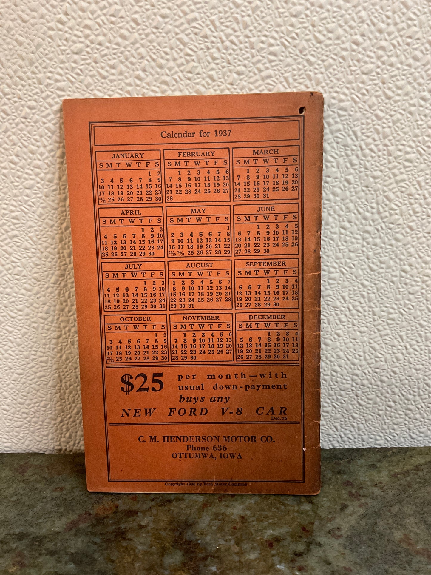 1937 Home Almanac