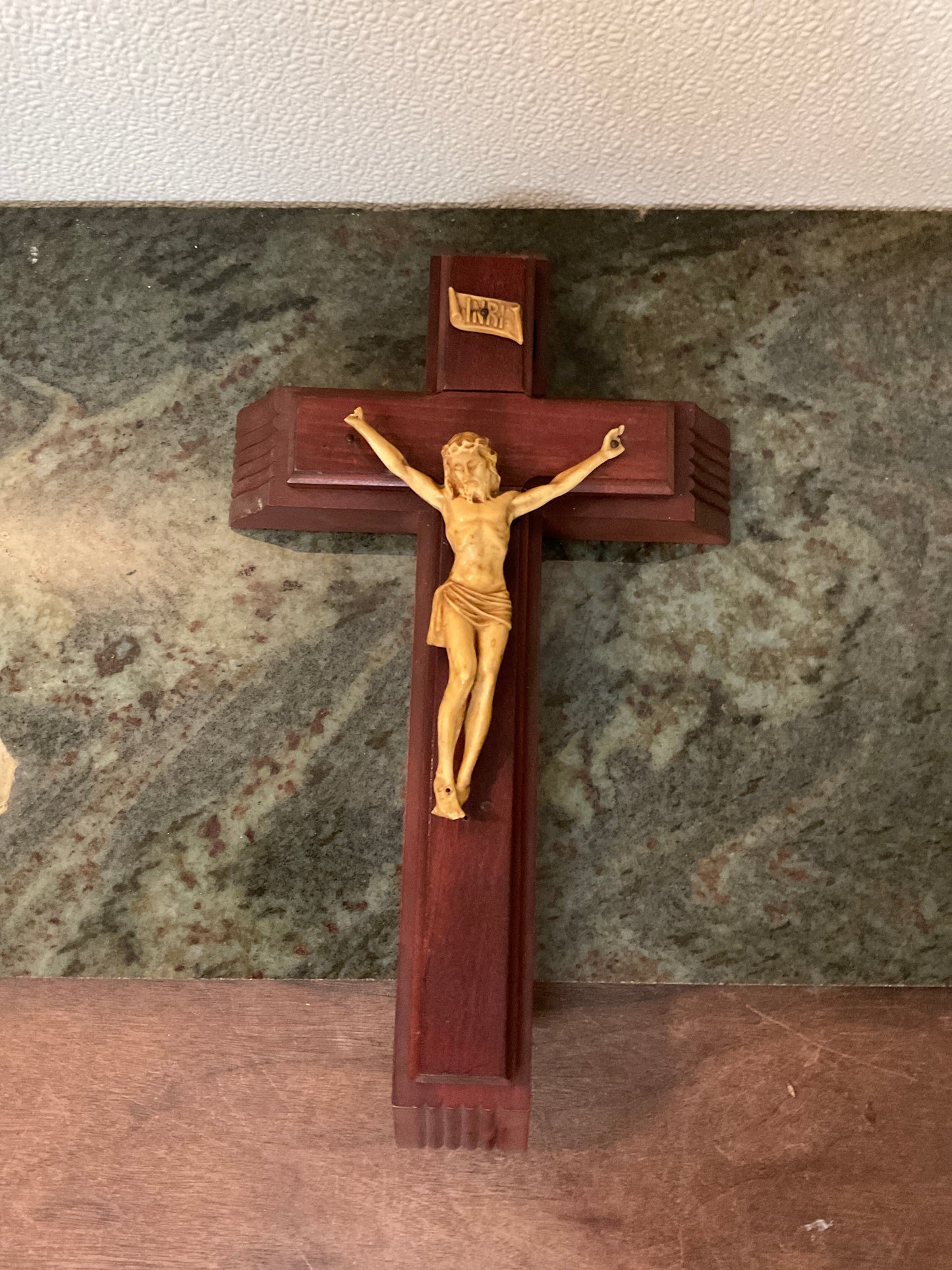 Vintage Wooden Crucifix