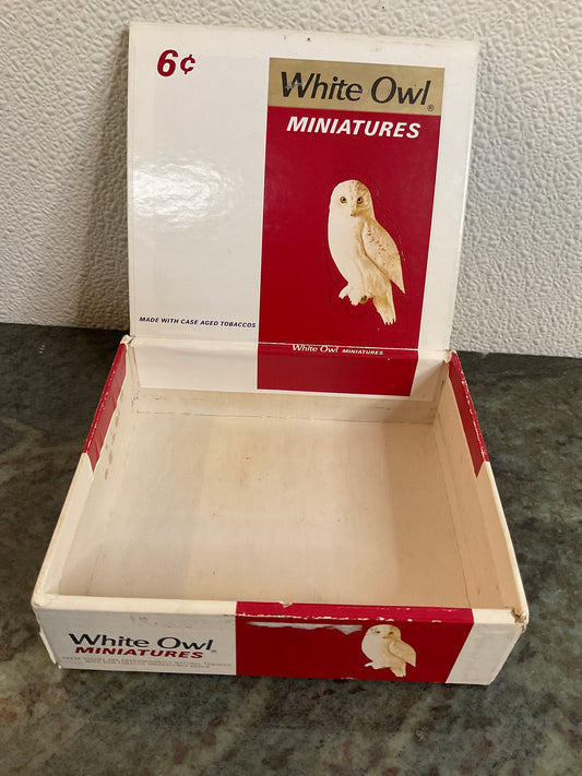 Vintage White Owl Miniatures Cigar Box
