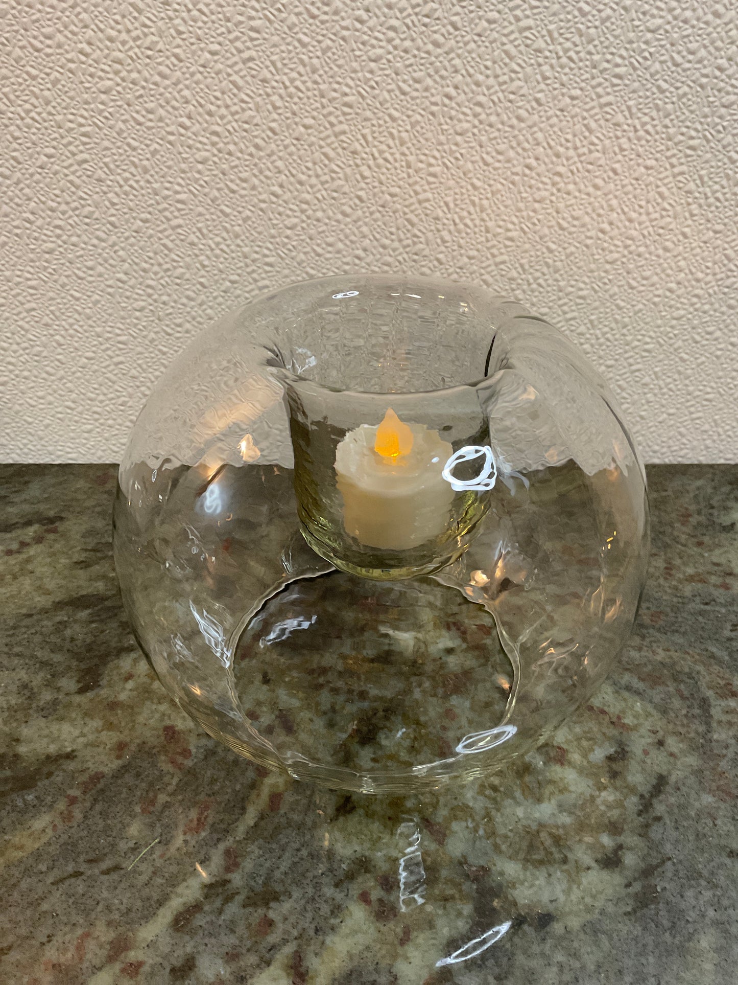 3pc Glass Centerpieces