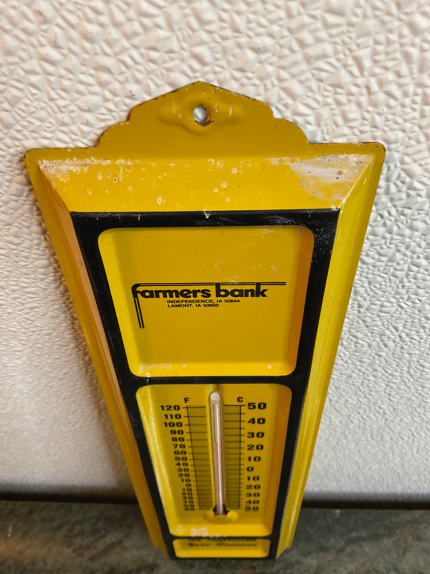 Farmers Bank Thermometer