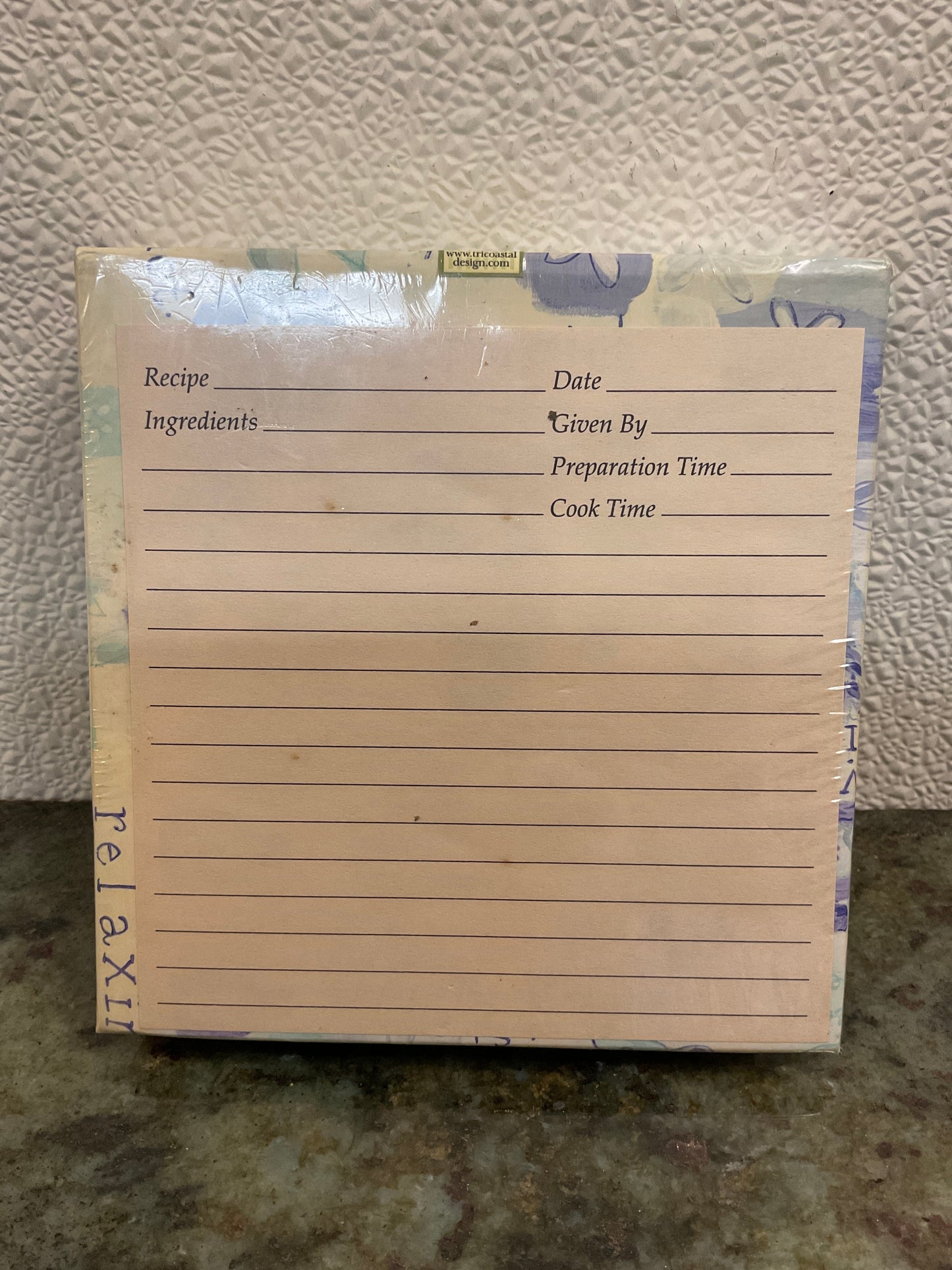 Recipe Cards & Pencil Book