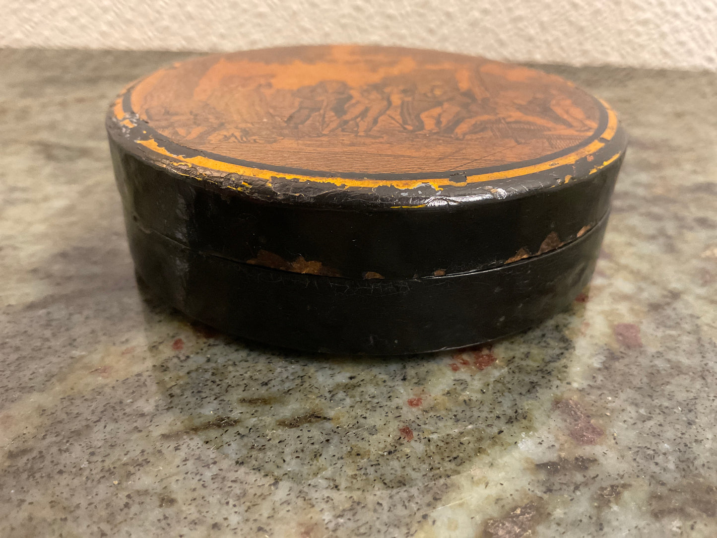 19th Century Lacquer Snuff Box