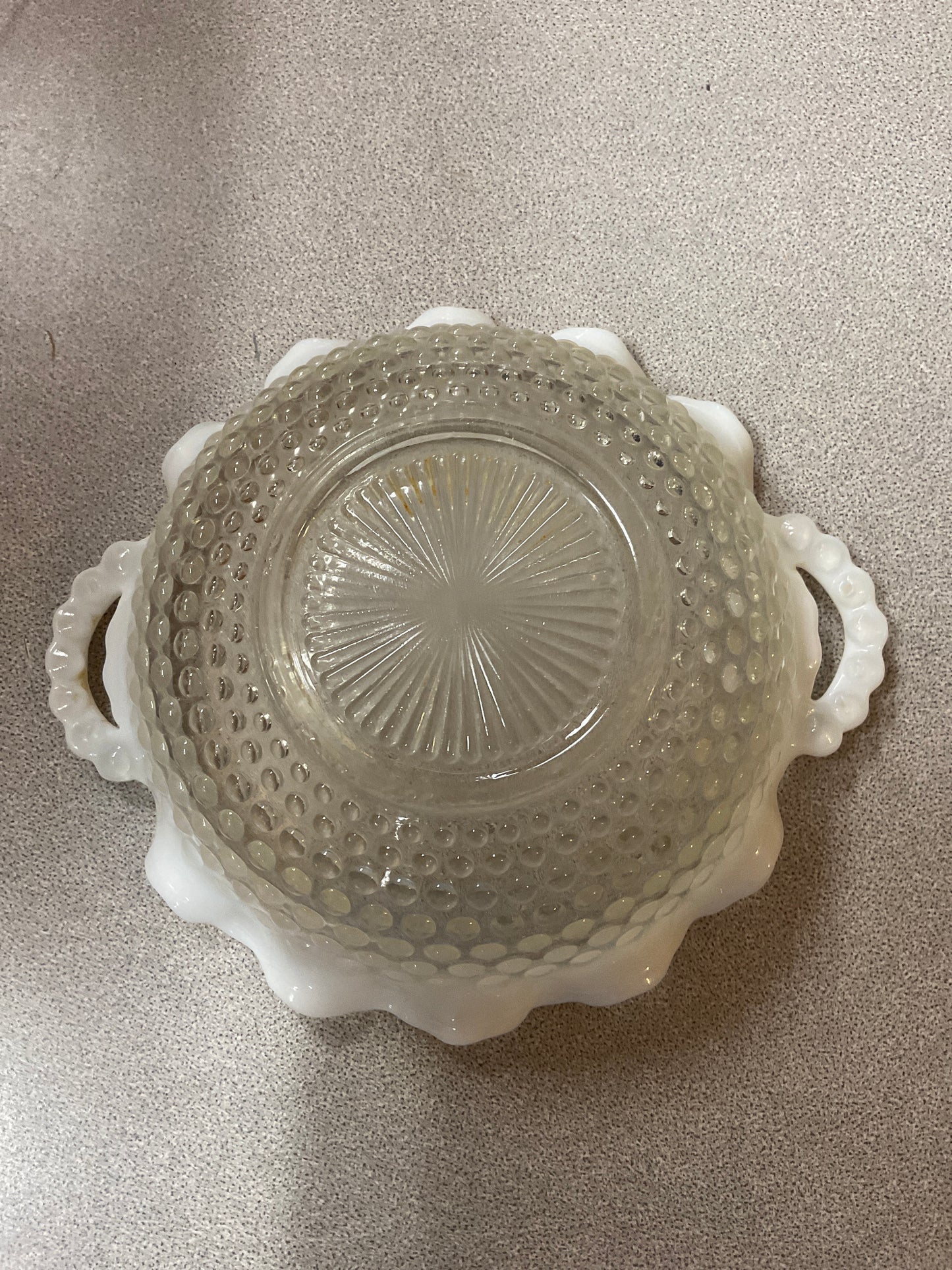 Anchor Hocking Moonstone Hobnail Bowl