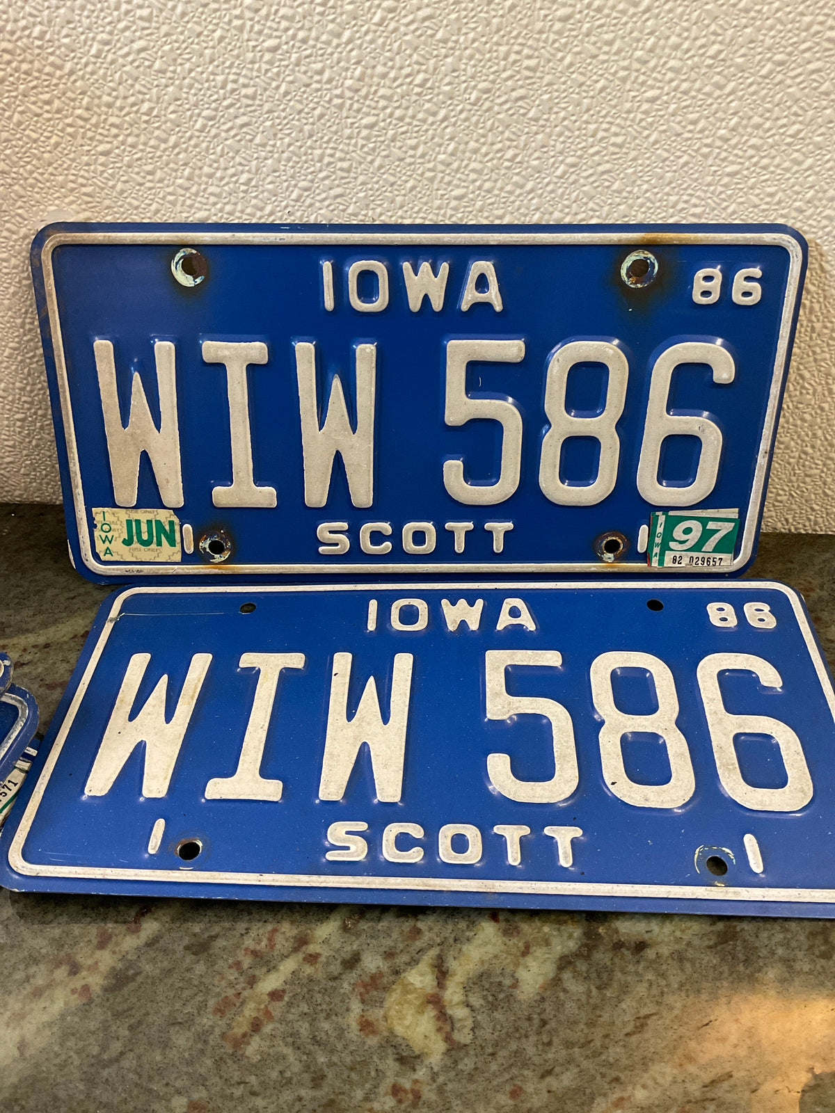 Vintage License Plates ( Set )