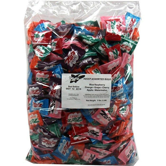 2 Pieces Of Zotz Fizzing Candy Assorted Flavors