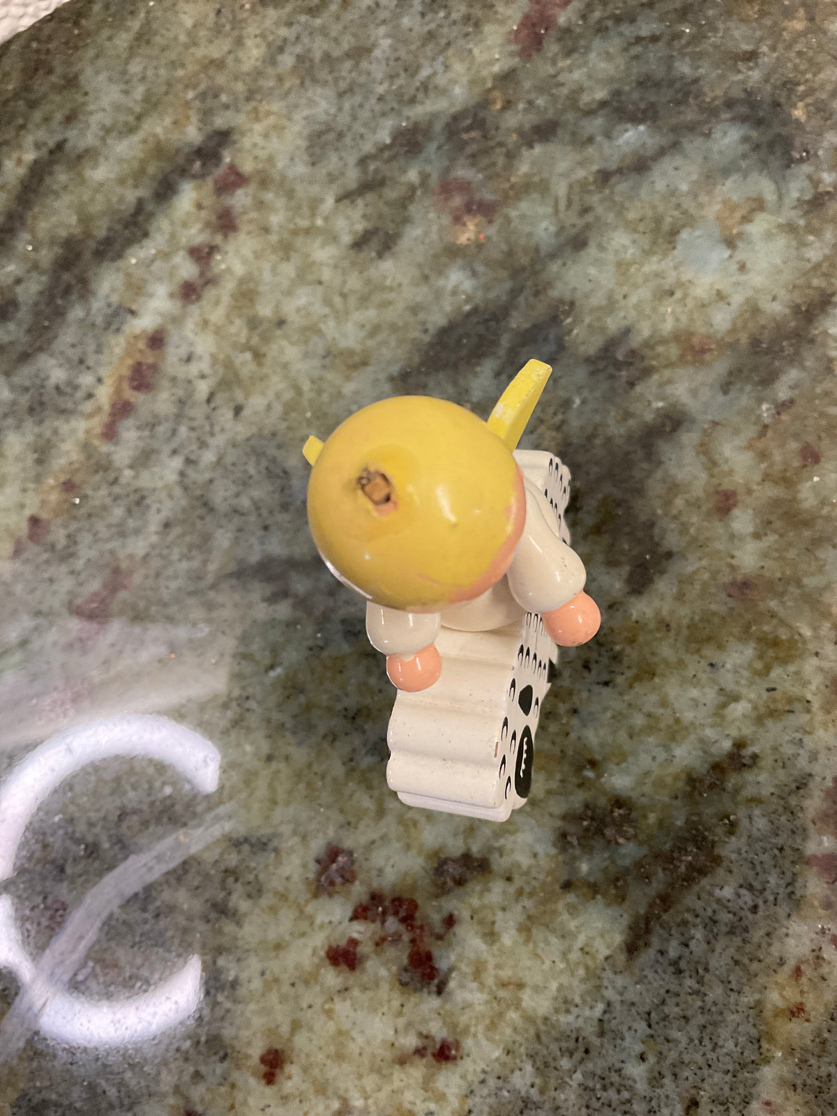 Vintage Hand-Painted Sheep/Angel Ornament